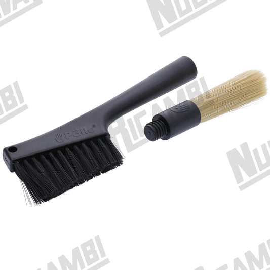 Pennello doppio per pulizia macine e macinadosatore