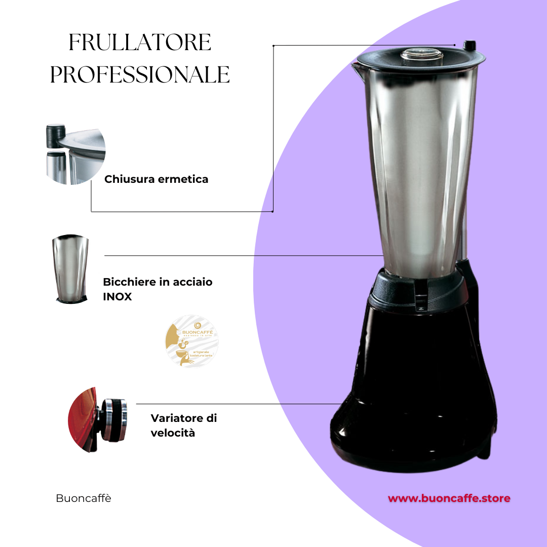 Frullatore professionale in acciaio inox