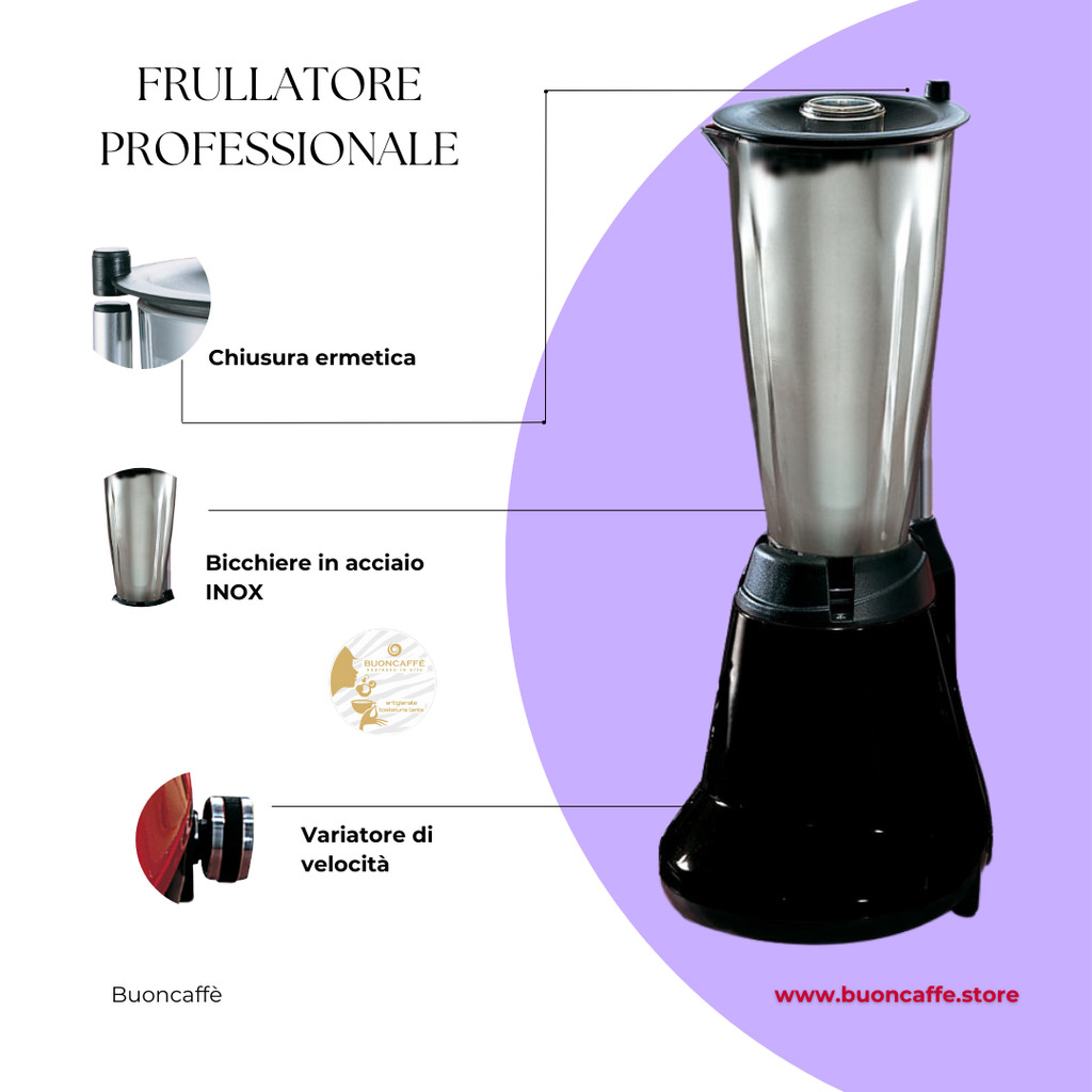 Frullatore professionale in acciaio inox