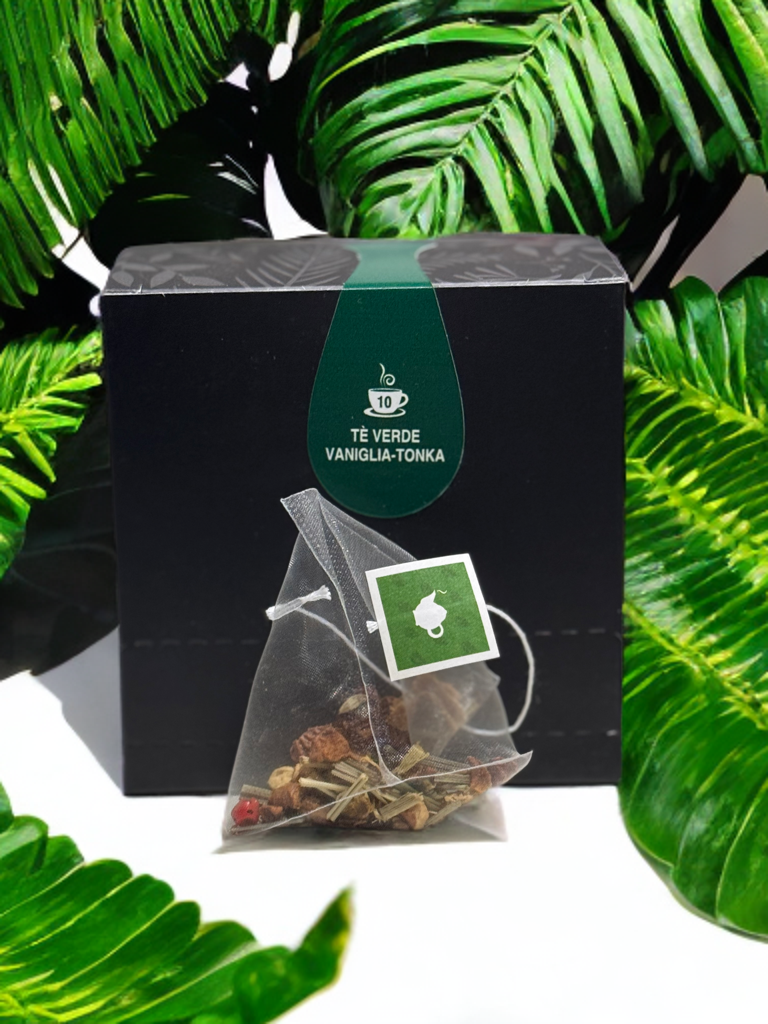 Thè e tisane in filtri piramidali
